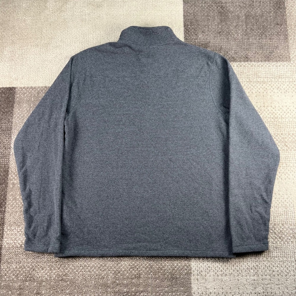 The North Face Mens Textured Cap Rock Quarter Zip Fleece Asphalt Grey Size L - Picture 5 of 7